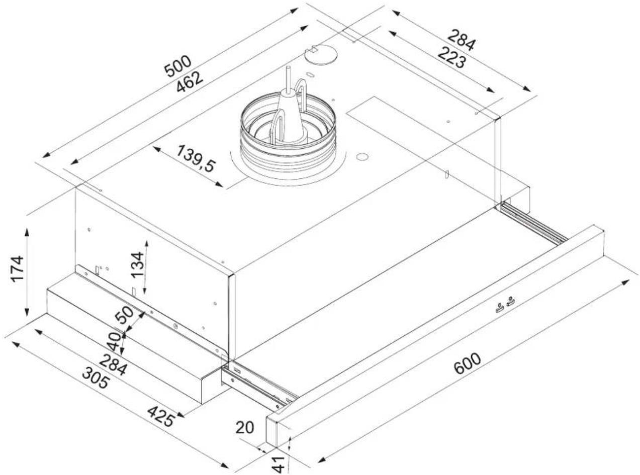 SILVERLINE SL1151 - Emhætte Brugsvejledning - 2