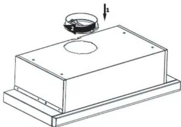 SILVERLINE SL1152 - Montering med top-plade - 3