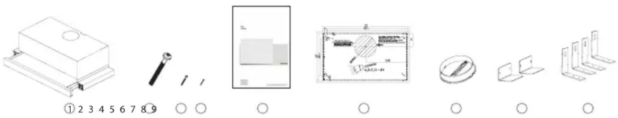 SILVERLINE SL1150 - Pakkens indhold - 1