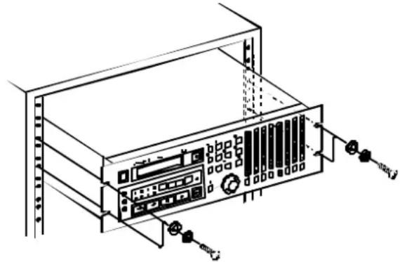TASCAM DA-78HR - Installing the DA-78HR - 1