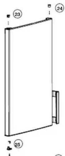 GRUNDIG GKF35810D - Reversing the doors - 5