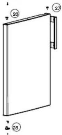 GRUNDIG GKF35810D - Reversing the doors - 6