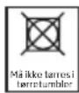 Cylinda TK 5570X - Vasketøj uegnet til tørring i tørretumbler - 1