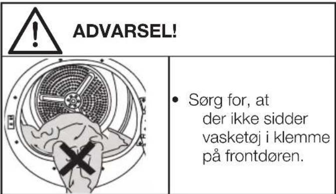 Cylinda TK 5570X - Opsætning af tørretumbleren - 1