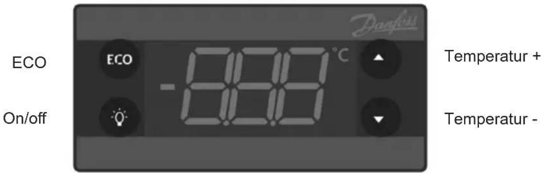 ECO ECO -8.00°C On/off Danford Temperatur + Temperatur -