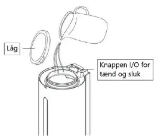 Låg Knappen I/O for tænd og sluk