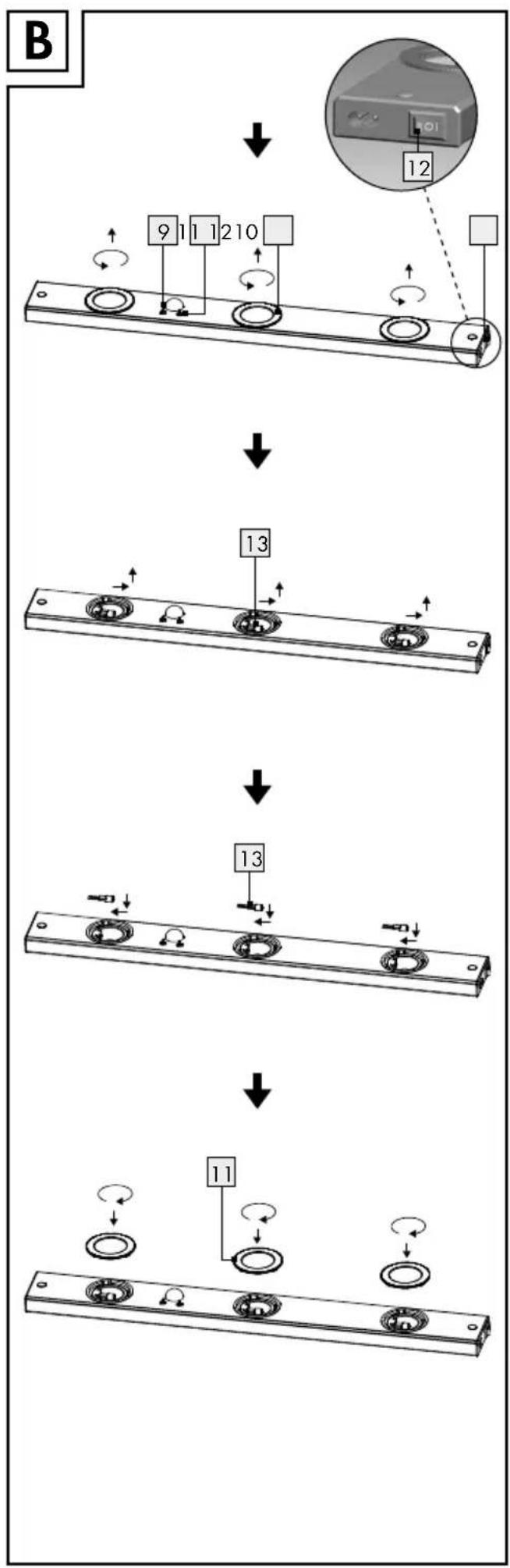 Livarno Lux IAN 59391 - HALOGEN-UNTERBAULEUCHTE - 3