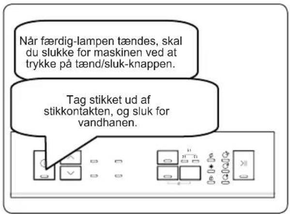 GRAM DS 6100/1 - Sådan slukkes maskinen - 1
