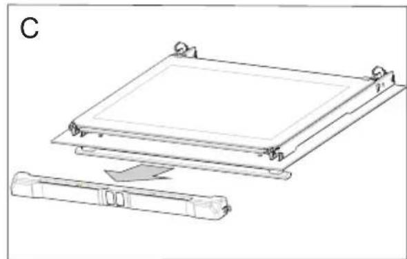 GRAM 16OI 610 B - Afmontering af det inderste glas - 2