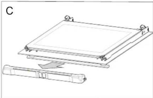 GRAM IOP 18643-90 X - Avmontering av det indre glasset - 2