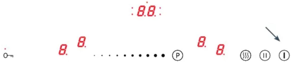 :8.8. 8. 8. ........ P 8. 8. ③④⑤⑥