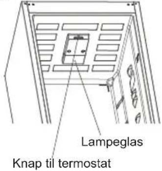 Lampeglas Knap til termostat