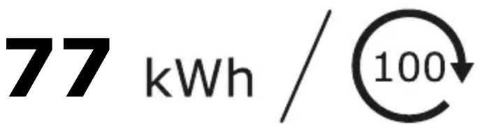 77 kWh / 100