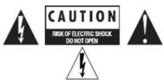 CAUTION RISK OF ELECTRIC SHOCK DO NOT OPEN