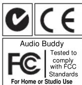 M-AUDIO CO2 - Limited Lifetime Warranty - 1