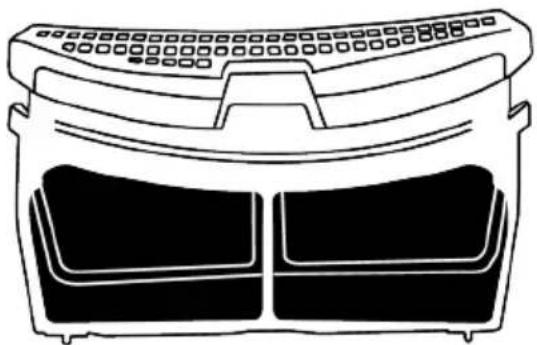 GRUNDIG GTP 7023 CEGW - For at rense fnugfiltrene: - 5