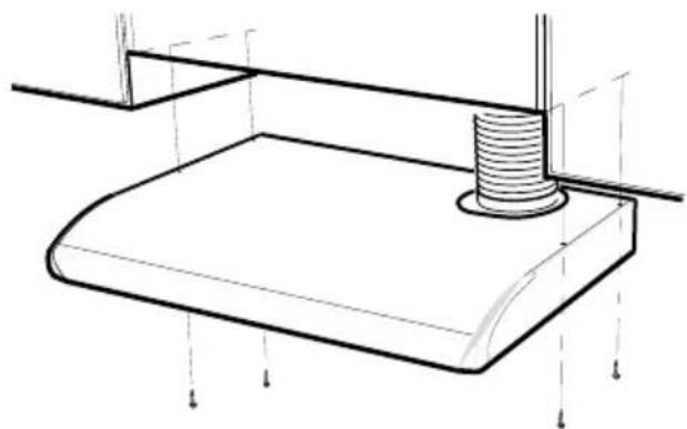 Cylinda F251-10 70cm - Montering af tilslutningsstuds med spjæld - 2