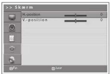 LG 32LG5300 - Indstilling af skærmen (kun i Component eller HDMI-tilstand) - 2