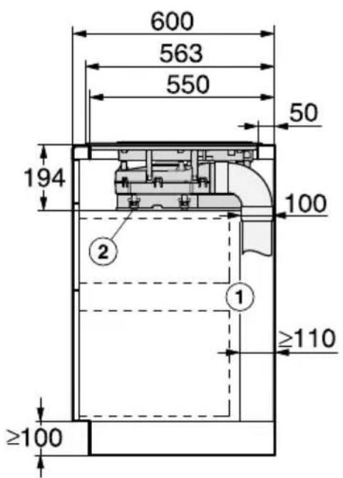 600 563 550 50 194 100 2 1 ≥110 ≥100