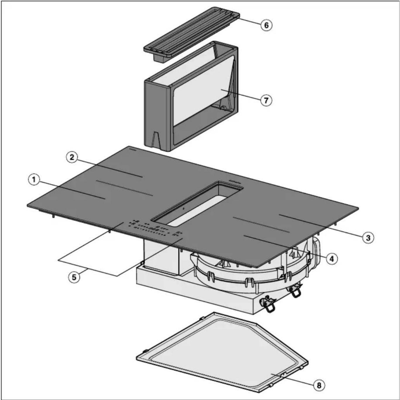 MIELE KMDA 7476 FR - Kogeplade - 1