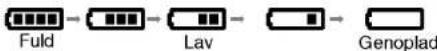 LG DP171P - ■ Tryk på "Display" for at få vist batteristatus på skærmen. - 1