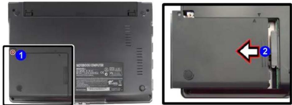 OLIVETTI Olibook M1025 - Hard Disk Removals - 1