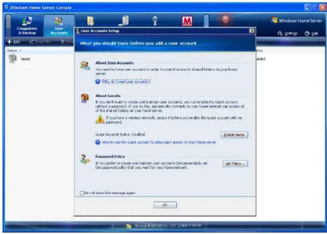ACER Revo RC101 - User Accounts - 1