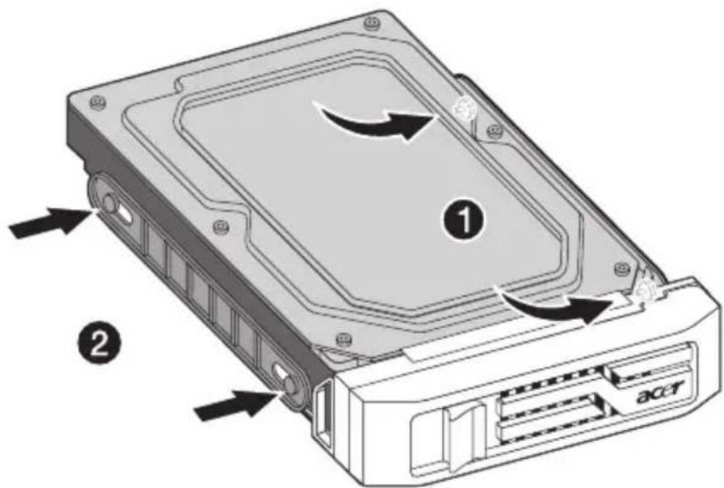 ACER Revo RC101 - Adding a hard disk drive - 4