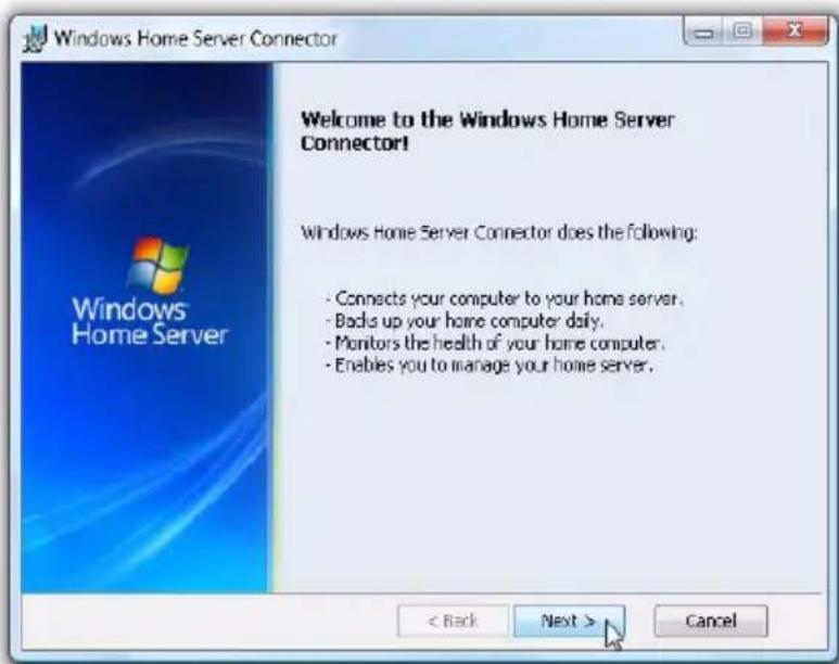 ACER Revo RC101 - Install the Windows Home Server Connector on the first computer - 7