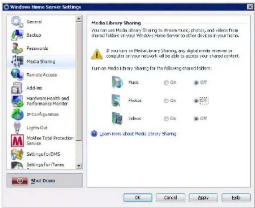 ACER Revo RC101 - To enable media sharing: - 1