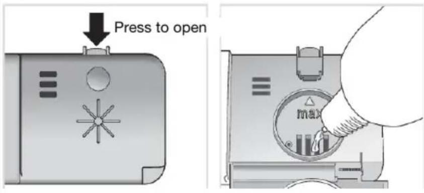 Press to open max