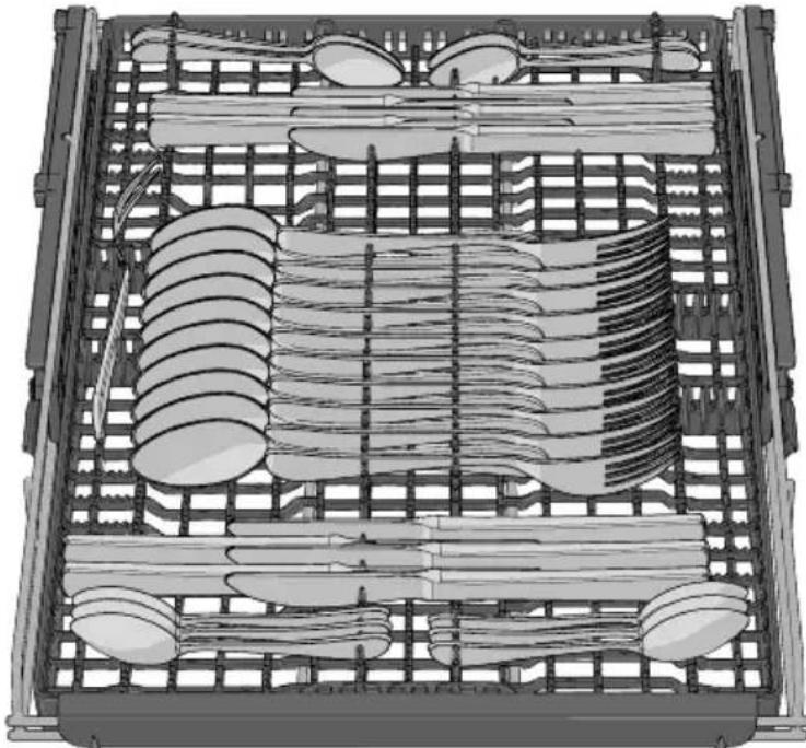 ASKO DBI253IB.BS.AU - Top cutlery tray - 1