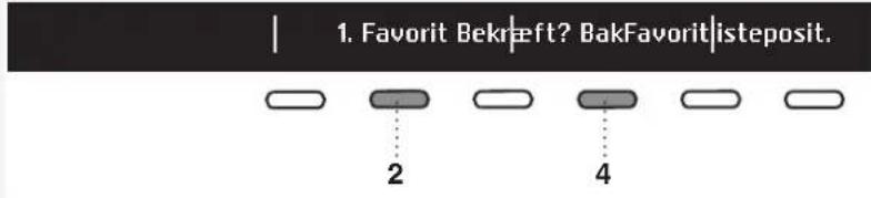 1. Favorit Bekrleft? BakFavorit|isteposit. 2 4