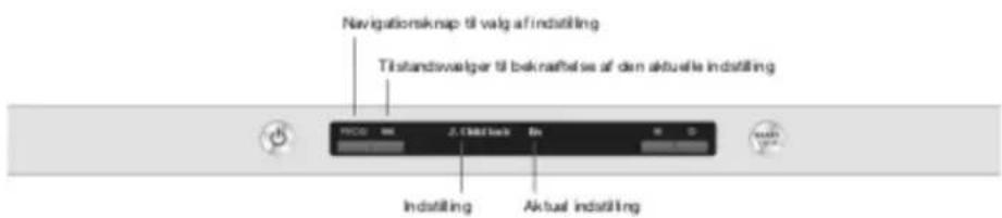 ASKO DFI4338B/1 - Åbn opvaskemaskinens Indstillingsmenu - 2