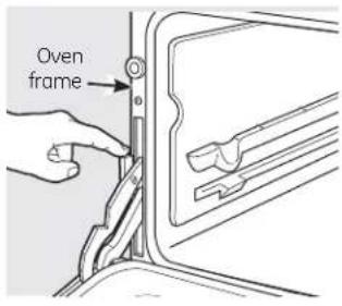 GE Profile JB988TKWW - Lift-Off Upper Oven Door (on some models) - 1