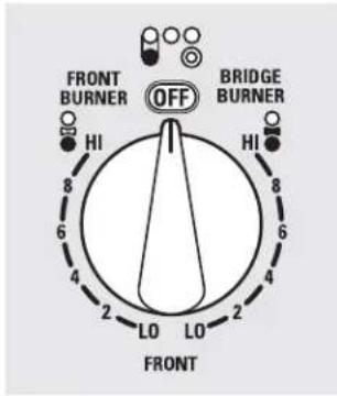 GE Profile JB988TKWW - Cómo usar el quemador puente (en algunos modelos) - 1