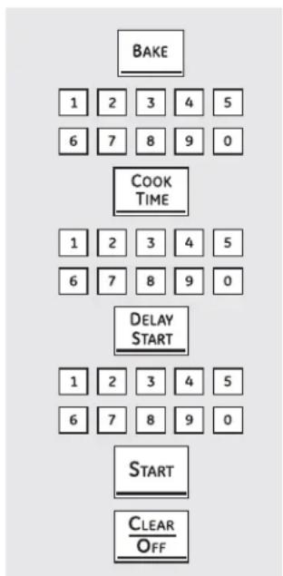 GE Profile JB988TKWW - Cómo configurar un inicio inmediato y un apagado automático - 1