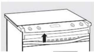 GE Profile JB988TKWW - Ventilación del horno en estufas de vidrio radiantes - 1