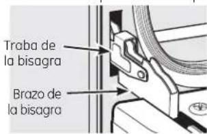GE Profile JB988TKWW - Para volver a colocar la puerta: - 6