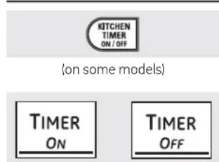 GE Profile JB988TKWW - To Reset the Kitchen Timer - 1