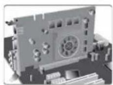 ECS H110M4-C2D - Etape 4. Installation d'une carte d'extension: - 1