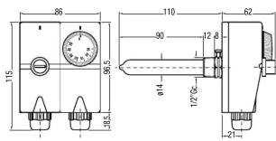 86 115 99.5 110 90 12 8 94 1/2"Gc -21