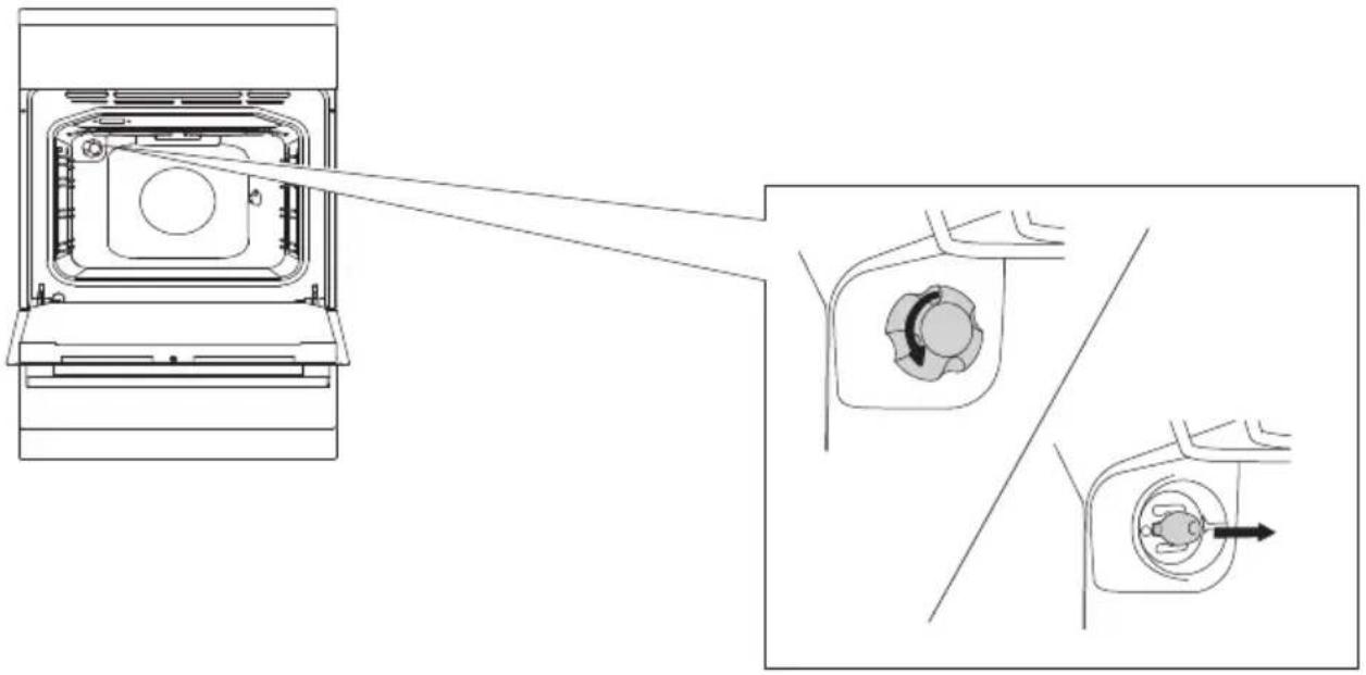 ASKO CI96374W - Udskiftning af pære i ovnen - 3