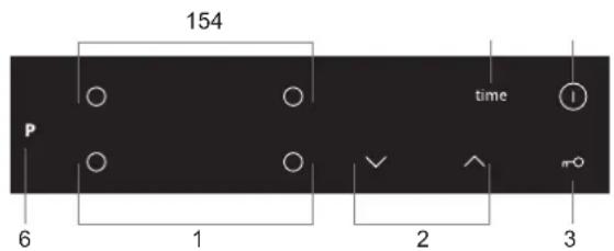 154 P 6 1 2 3 time n-O
