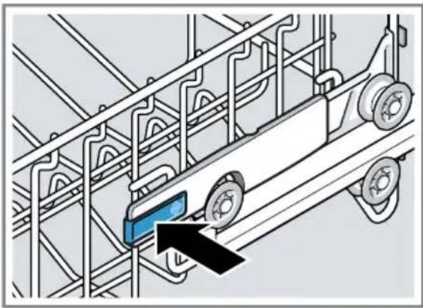 SIEMENS SN67Z801BE - Indstilling af overkurven med sidearme - 1