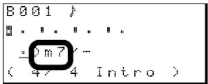 B001 / . . . . . . = 0 m 7 - ( 4/4 Intro )