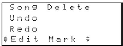Song Delete Undo Redo Edit Mark