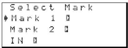 Select Mark Mark 1 Mark 2 IN
