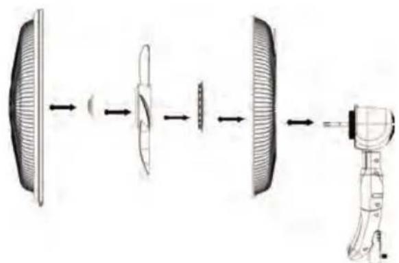 Diagram illustrating the optical path from lens to a robotic arm, showing light path and component arrangement.