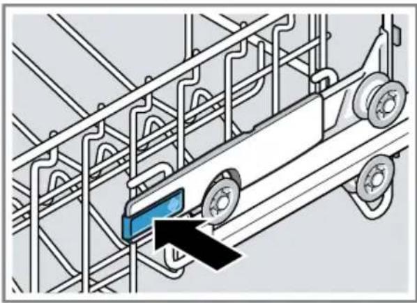 SIEMENS SN47YS02CS - Indstilling af overkurven med sidearme - 1